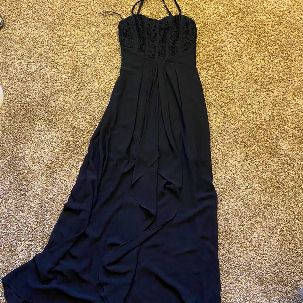Black long dress size small